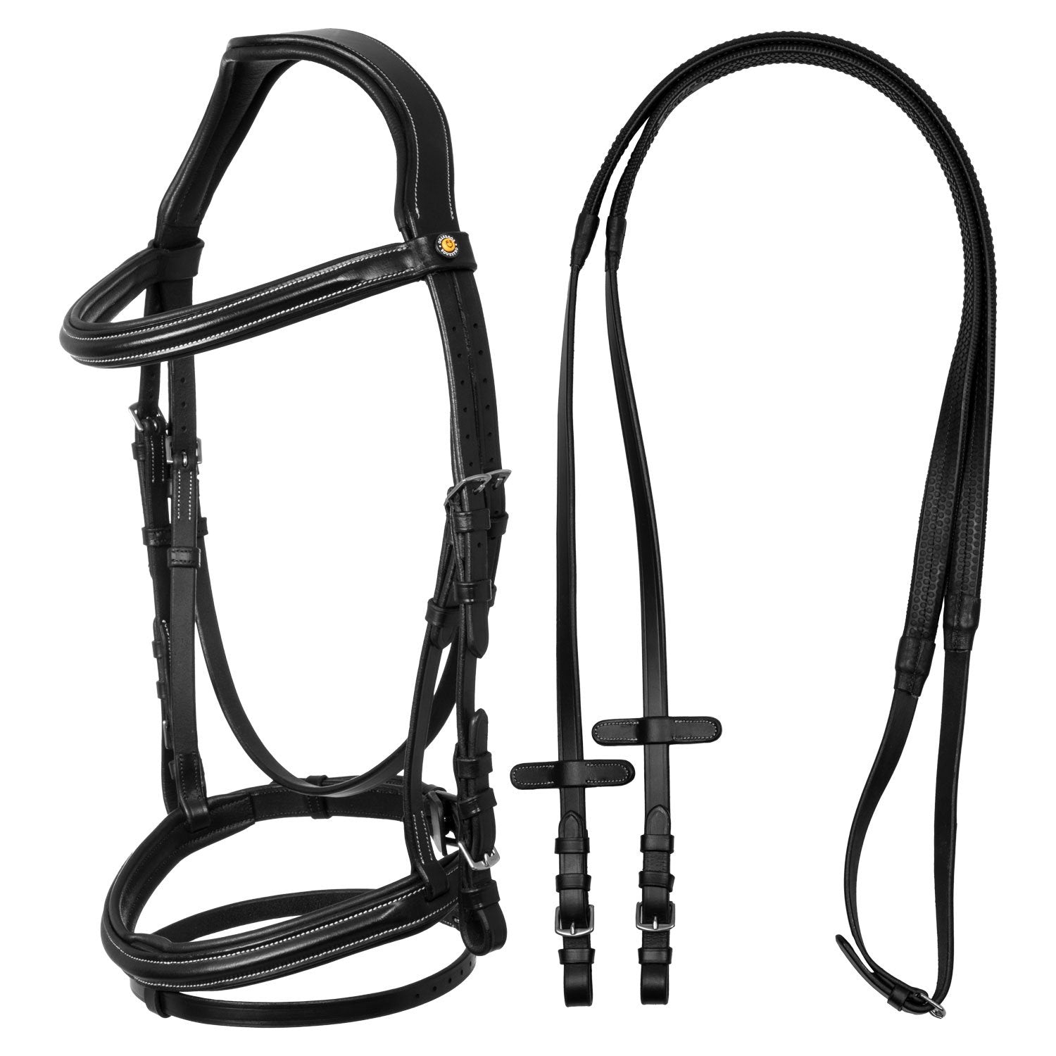 Equestro Raised and Padded Anatomical Bridle