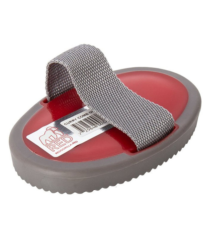 Red Gorilla Curry Comb - Horseuae
