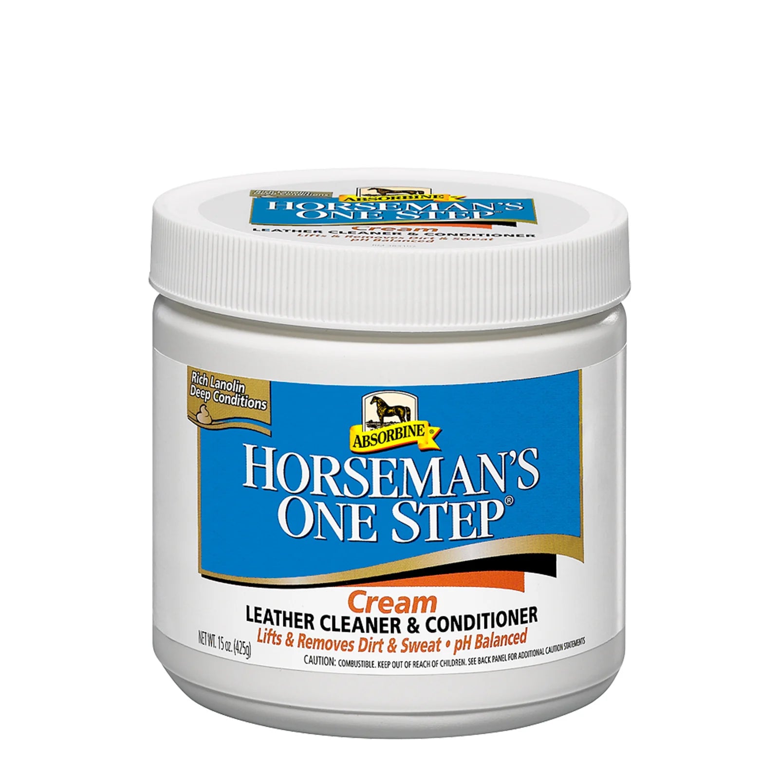 Absorbin Horseman's One Step Leather Cleaner & Conditioner 425grm