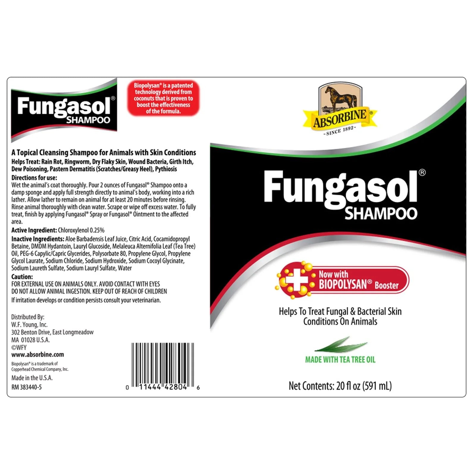 Absorbin Fungasol Shampoo 591ml