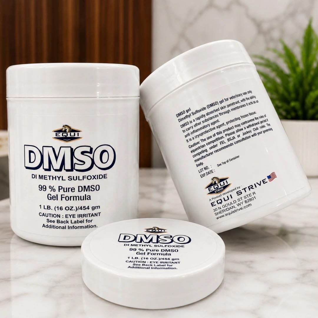 Equi Strive DMSO Gel 99% Pure Dimethyl Sulfoxide Equi