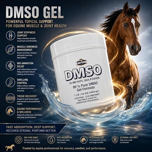 Equi Strive DMSO Gel 99% Pure Dimethyl Sulfoxide Equi