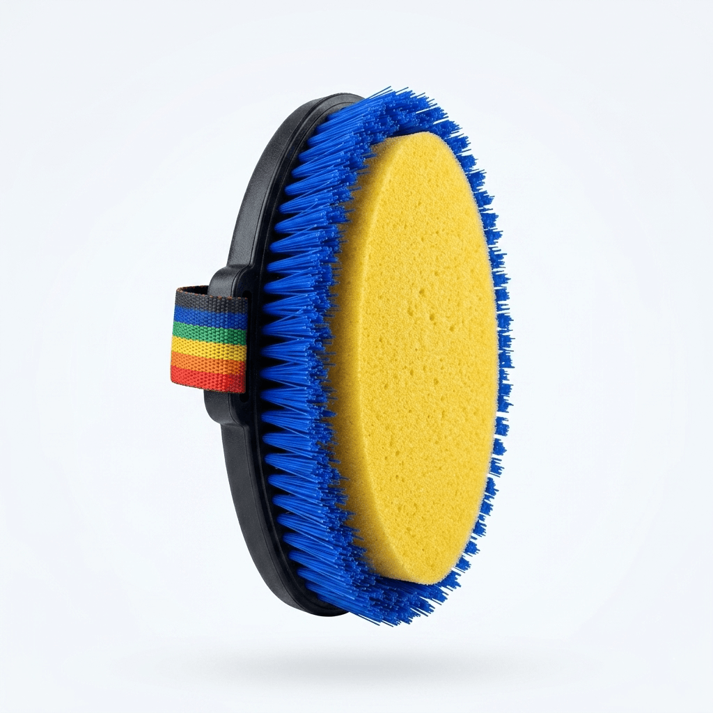 Beucephal Soft Grip Grooming Brush with Sponge Beucephal