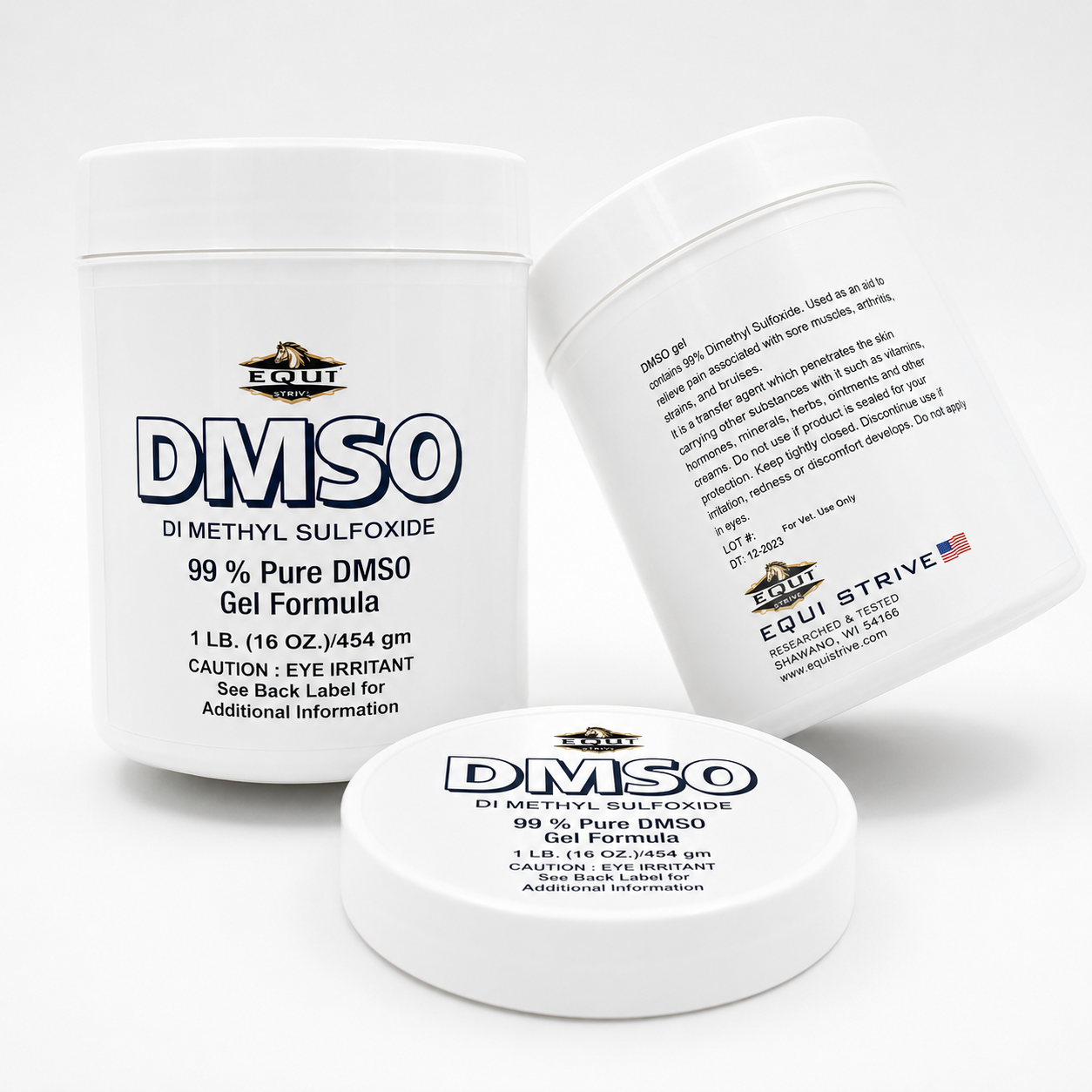Equi Strive DMSO Gel 99% Pure Dimethyl Sulfoxide Equi