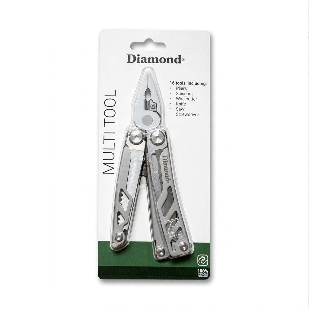 Diamond Multi Tool – 16-in-1 Compact Stainless Steel Multi Tool Diamond