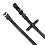Equestro Rubber Grip Leather Reins