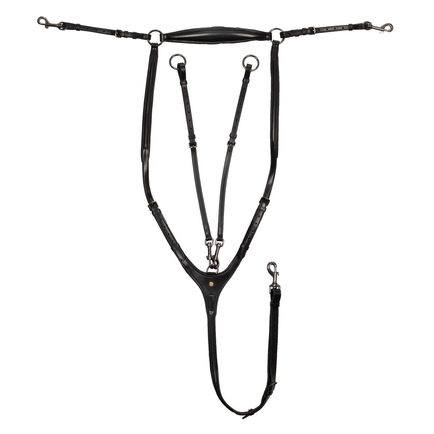 Equestro Removable Martingale Leather Pectoral