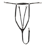 Equestro Removable Martingale Leather Pectoral