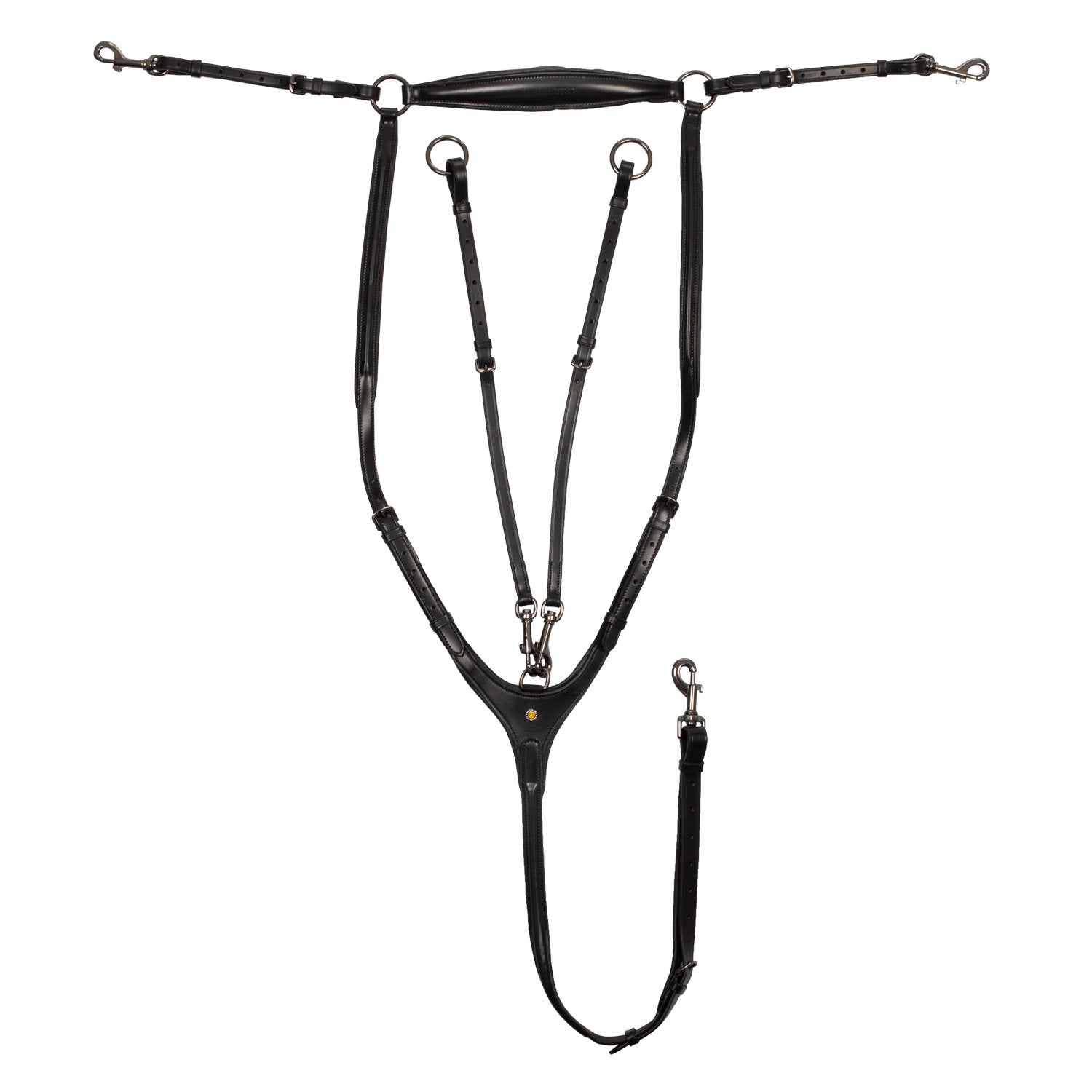 Equestro Removable Martingale Leather Pectoral