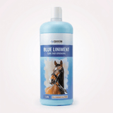 Equiderm Blue Liniment | Cooling Sore Muscle & Joint Pain Relief Liquid for Horses EQUIDERM
