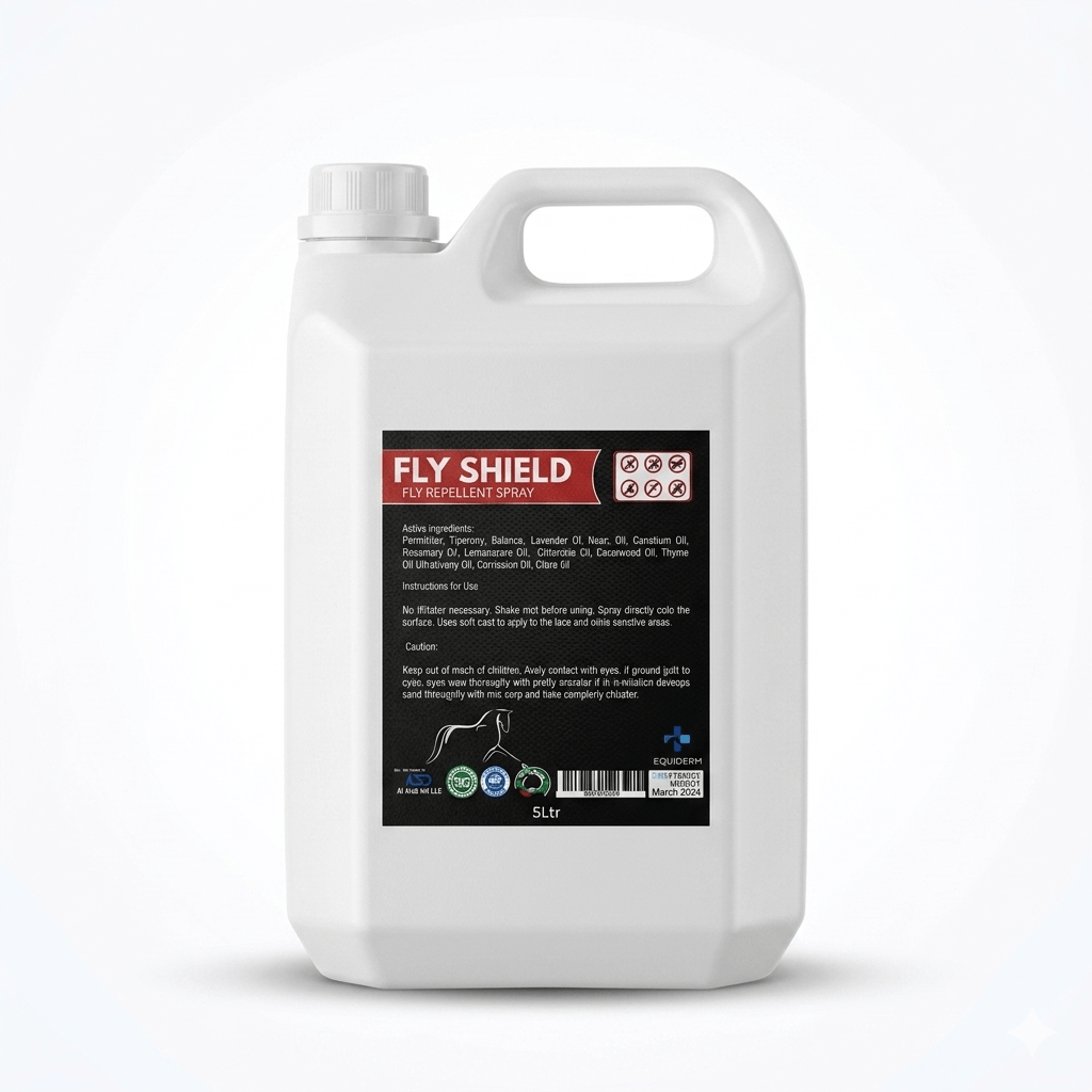 Equiderm Fly Shield Horse Repellent Spray EQUIDERM
