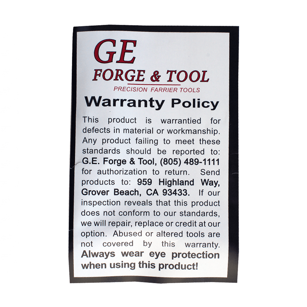 G.E. Forge & Tool Classic Hoof Nipper G.E. Forge & Tool