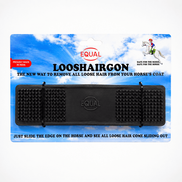 Equal Looshairgon Horse Hair Scraper & Deshedding Block Equal