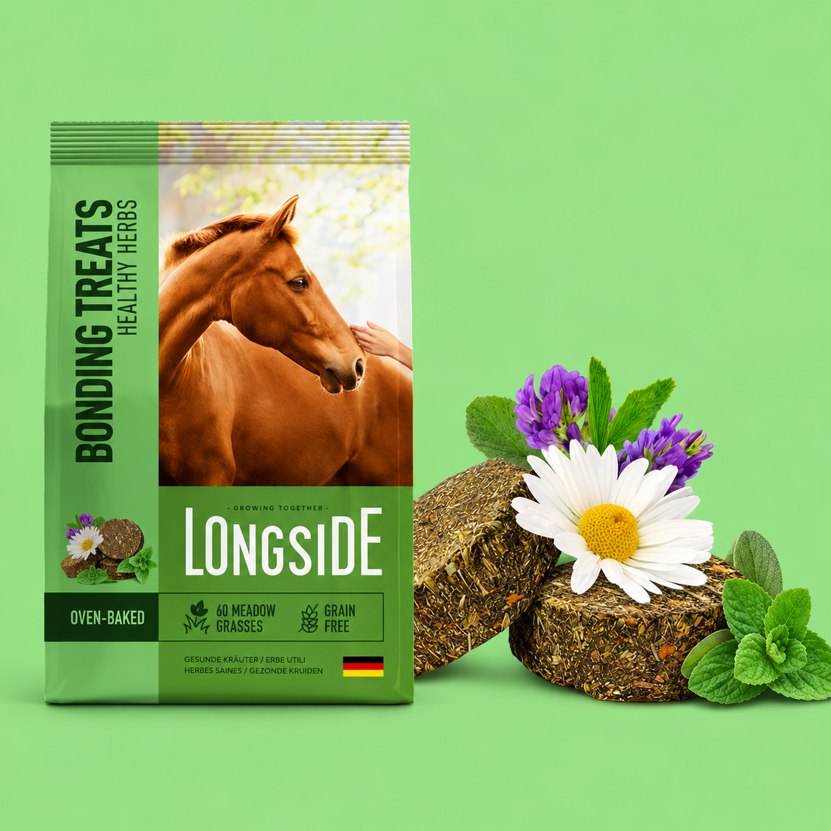 Longside Bonding Treats Healthy Herbs 500 g Longside