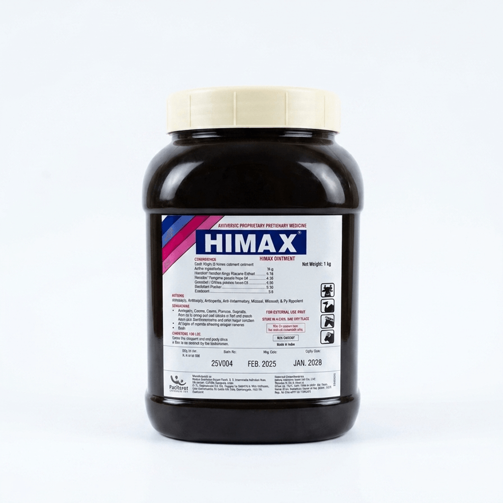 Himax Ointment | Powerful Antiseptic, Antifungal & Fly Repellent for Equine Skin Care Horseuae