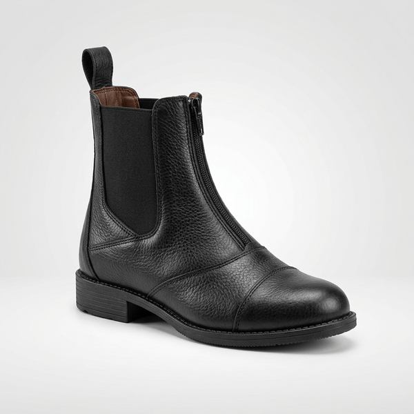 Front Zip Leather Jodhpur Riding Boots Horseuae