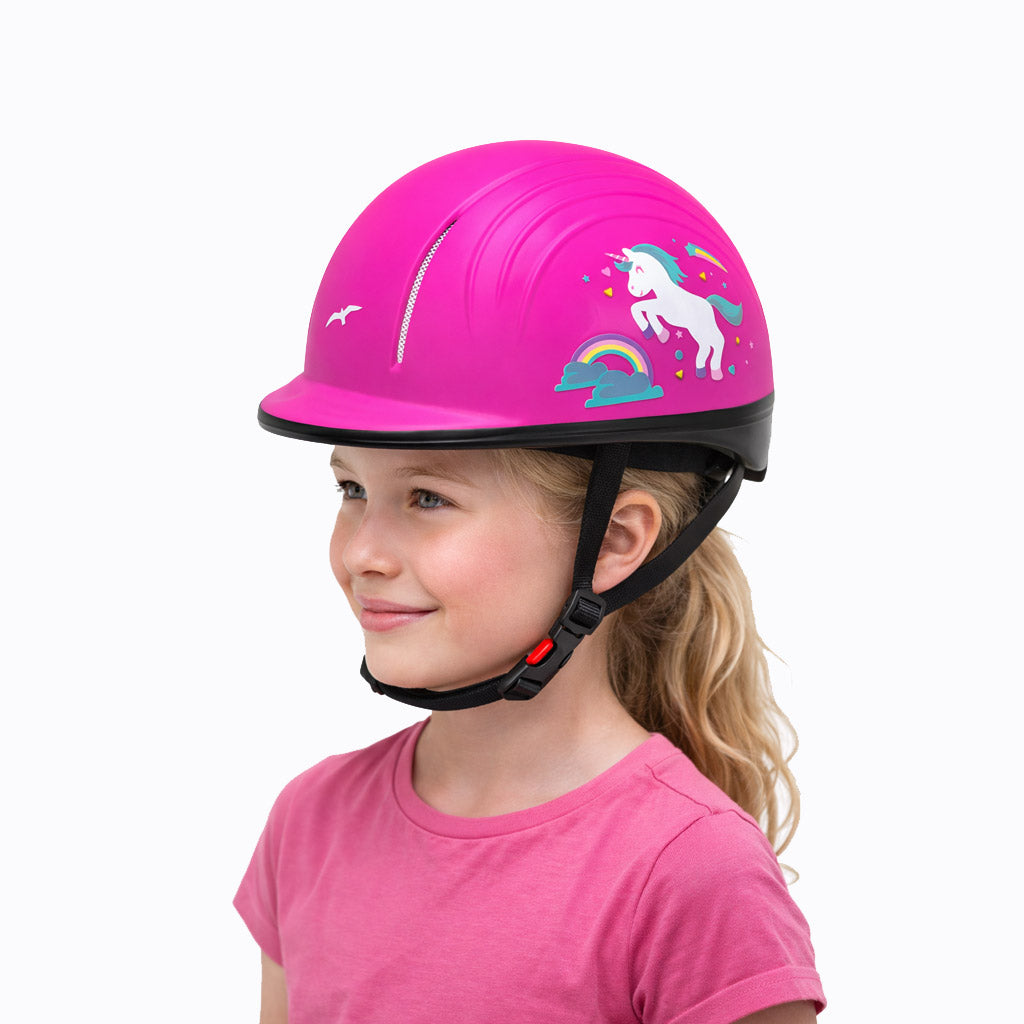 Seafowl Meadawgs Kids Helmet – Pink Unicorn Riding Helmet Seafowl