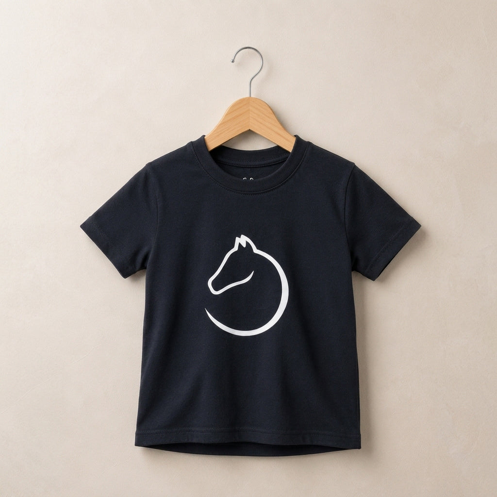 Seafowl Kids Cotton T-shirt Black Seafowl