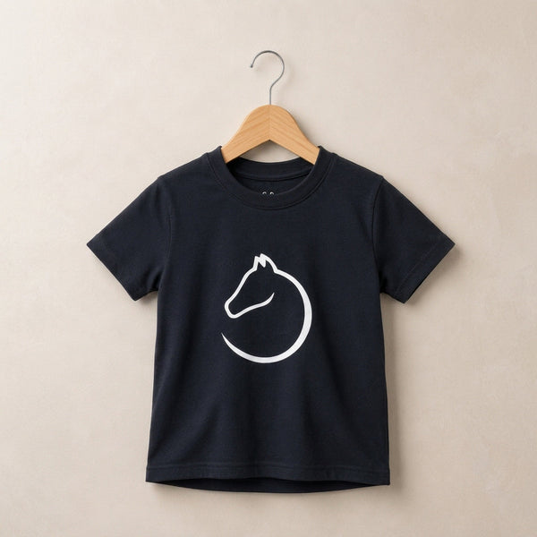 Seafowl Kids Cotton T-shirt Black Seafowl