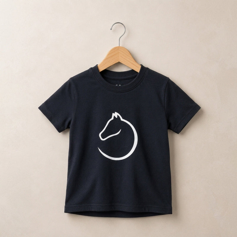 Seafowl Kids Cotton T-shirt Black Seafowl