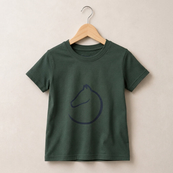 Seafowl Kids Cotton T-shirt Green Seafowl