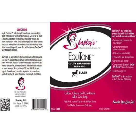 Shapley's EquiTone Black Shampoo