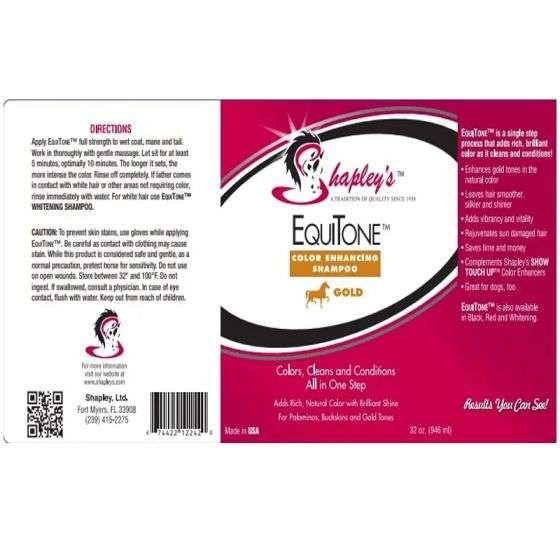 Shapley's EquiTone Gold Shampoo