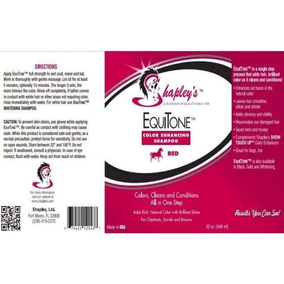 Shapley's EquiTone Red Shampoo