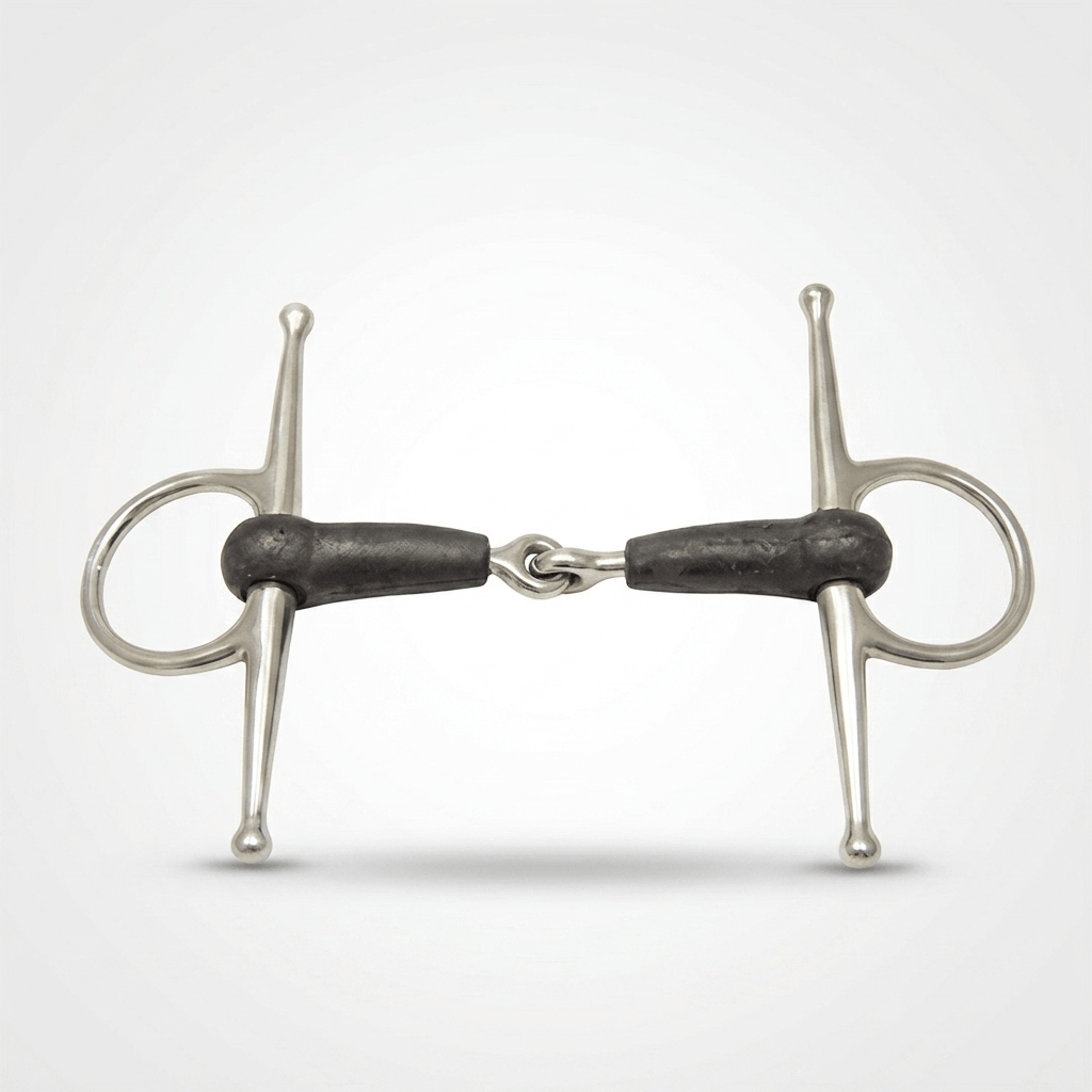 XYLO Rubber Full Cheek Snaffle Bit Xylo