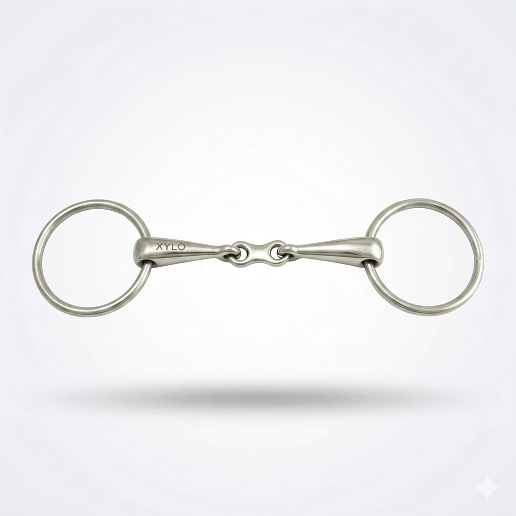 XYLO Loose Ring Double Joint Snaffle Horse Bit Xylo