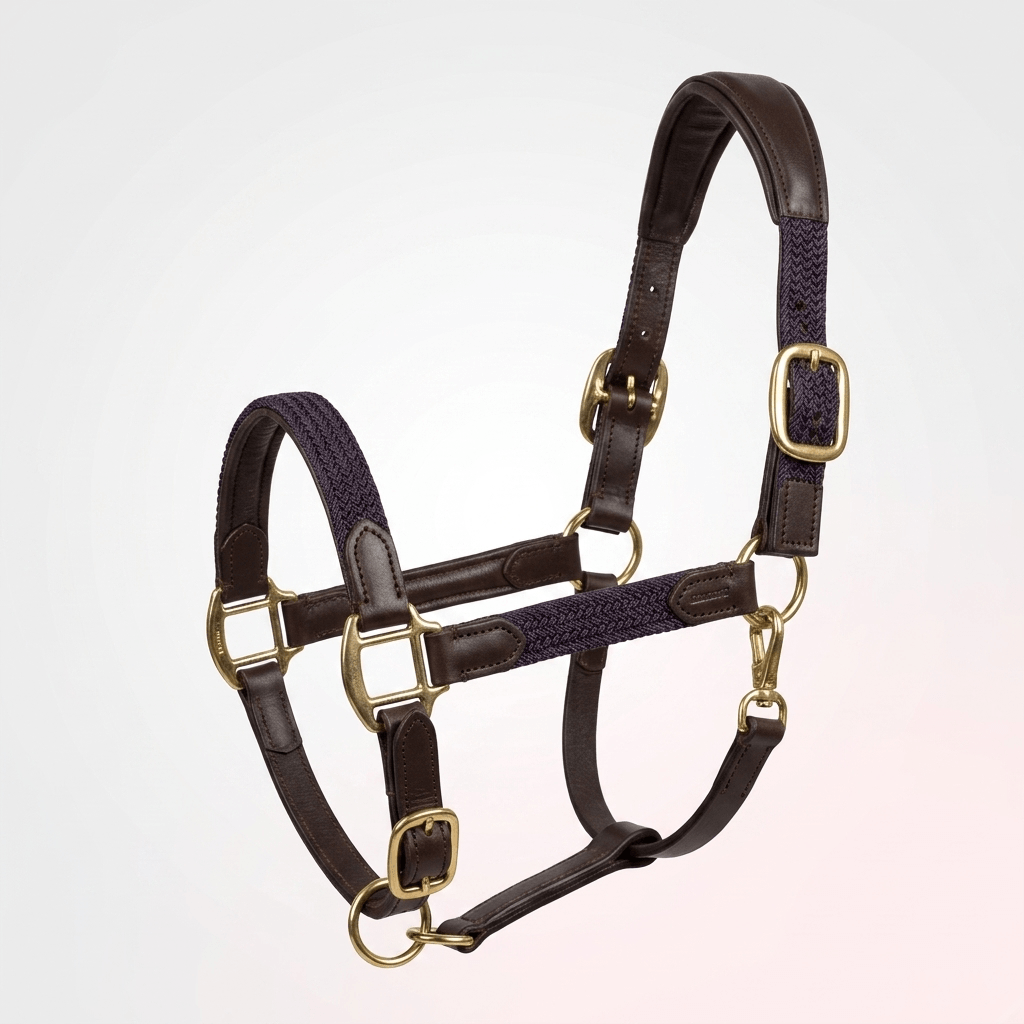 Xylo Softy Leather Web Halter Xylo
