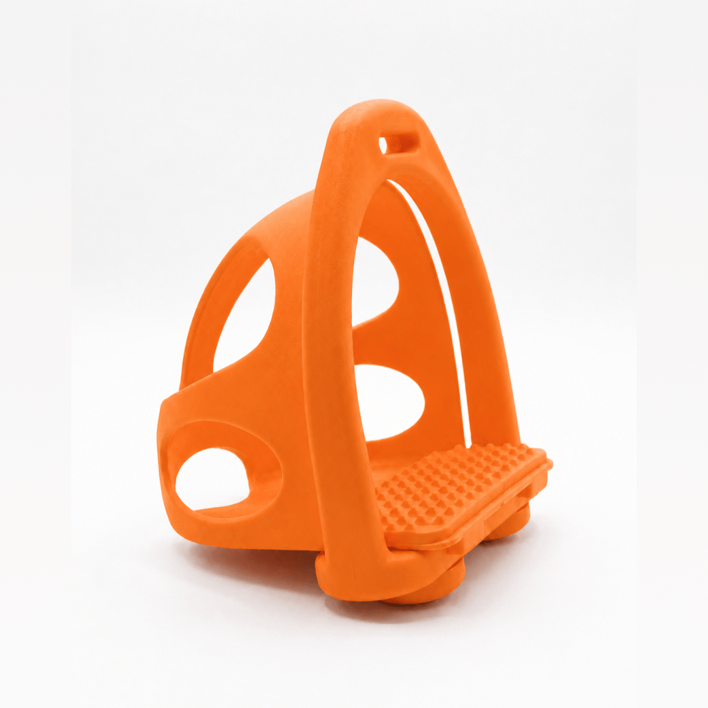 Xylo Endurance Safety Stirrups - Polymer Stirrups with Protective Toe Cage Xylo