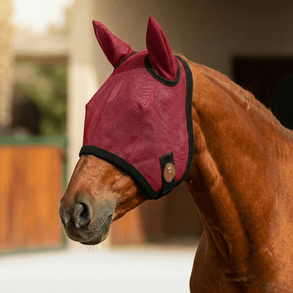 Xylo Horse Fly Mask with Ears Xylo