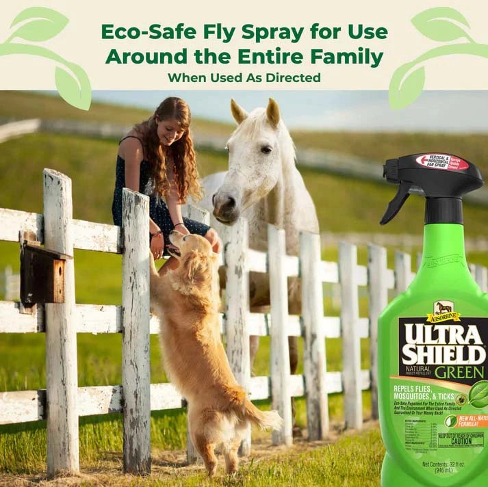 Absorbine Ultra Shield Fly Repellent Green 946ml