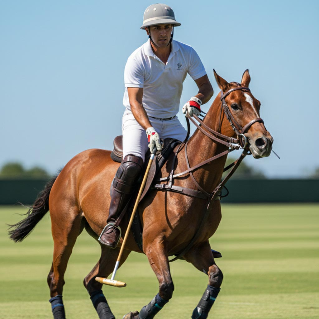 Seafowl Claimas Premium Leather Polo Gloves Seafowl