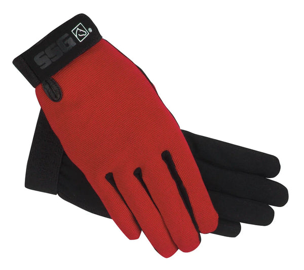 SSG All-Weather Riding Gloves - Red SSG