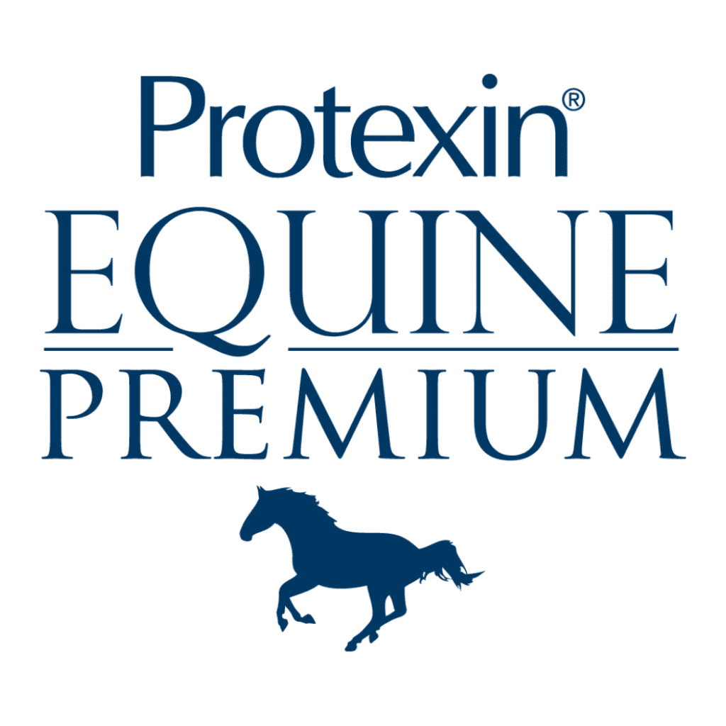 Protexin Equine Premium logo – Trusted brand offering digestive health supplements and probiotics designed to support optimal equine wellbeing