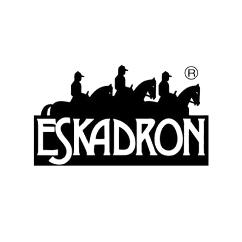 ESKADRON logo – Premium equestrian brand known for its stylish, functional, and durable horse care and riding products