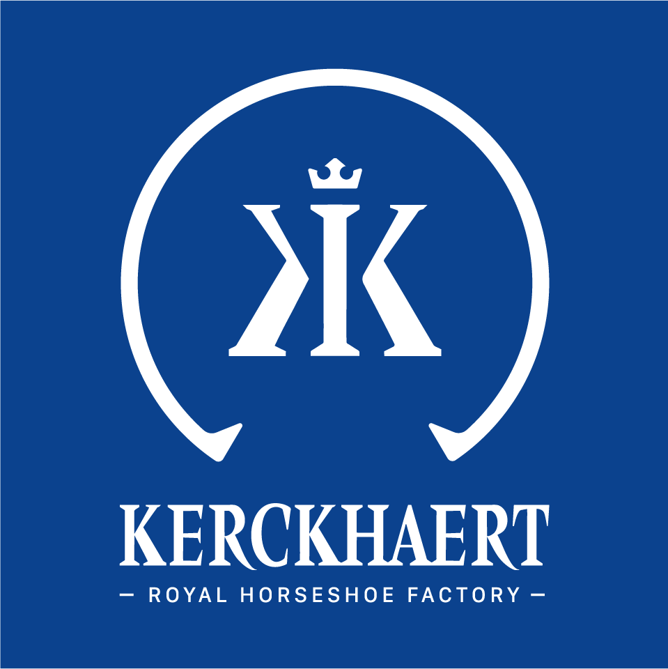 KERCKHAERT logo – Renowned manufacturer of durable and high-performance horse shoes and hoof care products for equestrians