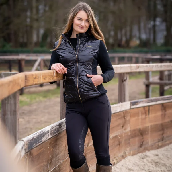 Women's equestrian jacket offering weatherproof comfort and performance